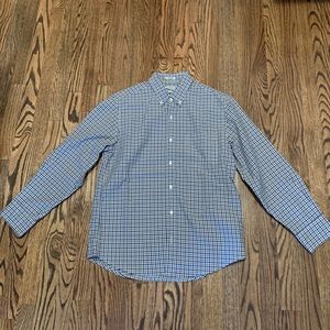 J Crew long sleeve button up polo